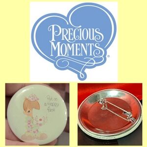 Put on a happy face vintage button for sale